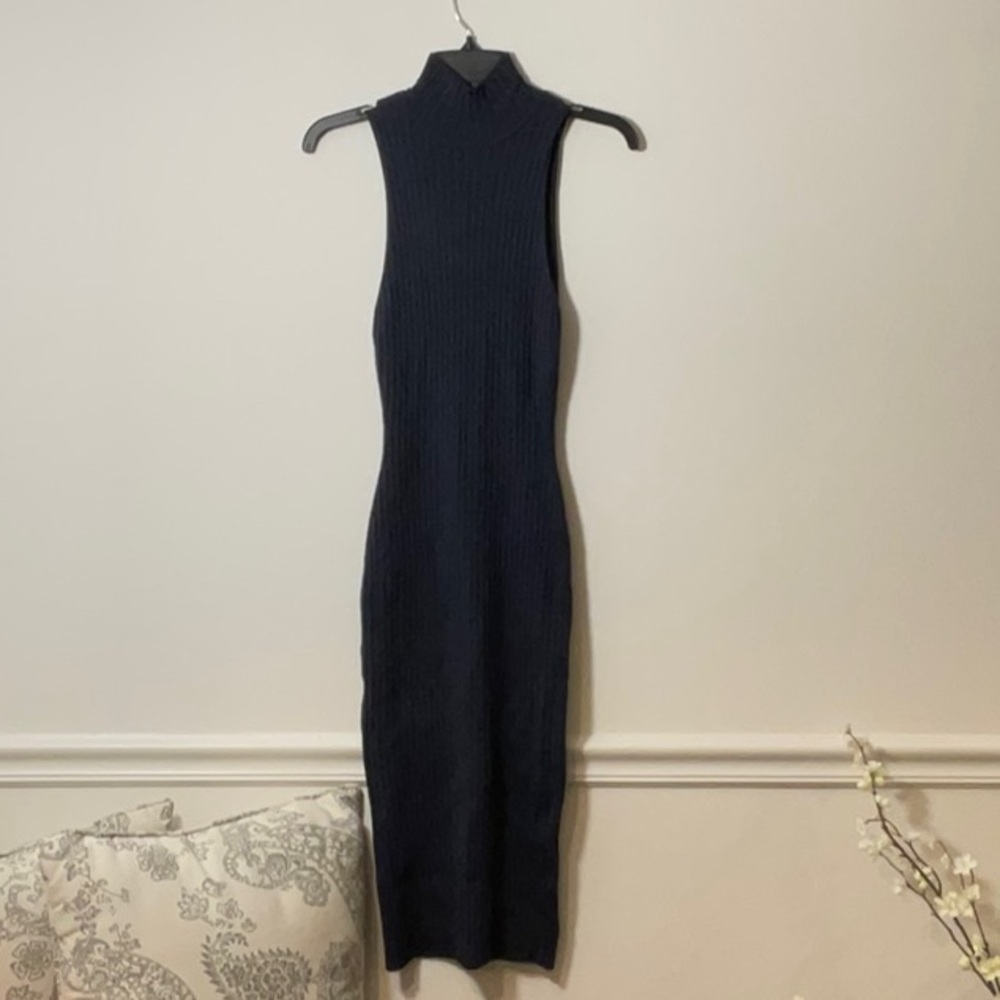 Ramy Brook Black Sleeveless Midi Dress